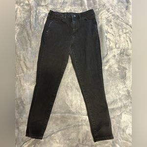 Worn once!! Black American Eagle Jeggings 10 x-short